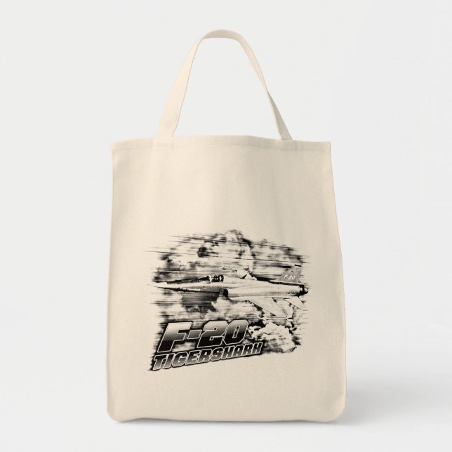 Tote Bag F-20 requin-tigre (Devant)
