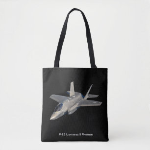 Tote Bag F-35 Lightning II Panther Jet Fighter