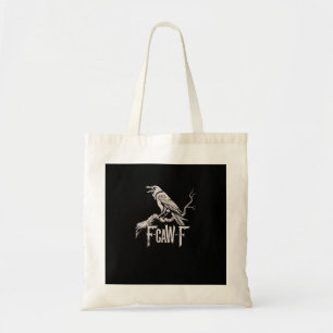 Tote Bag F-Caw-F Corbeau Pun Drôle Oiseau Croassement Grung