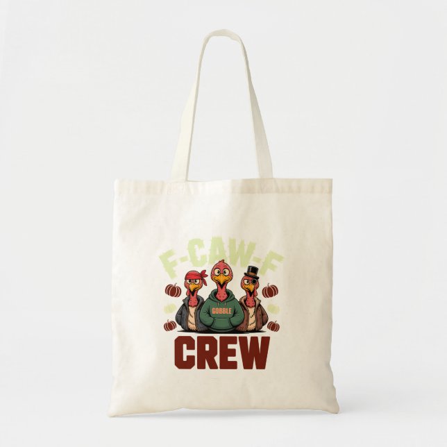 Tote Bag F-Caw-F Crew - Caractéristiques des clés pour Than (Devant)