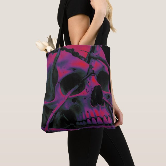 Tote Bag F-Caw-F Funny Black Crow Bird (De près)