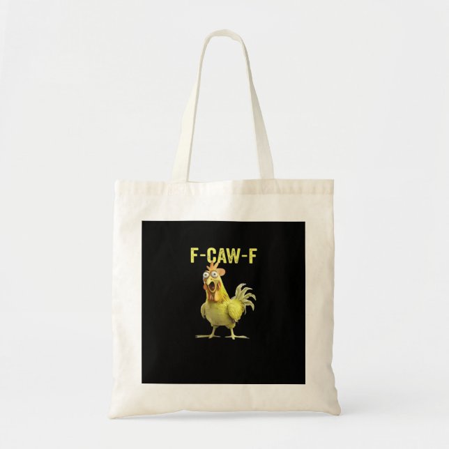 Tote Bag F-Caw-F Poulet Drôle Classique Créatif Décontracté (Devant)