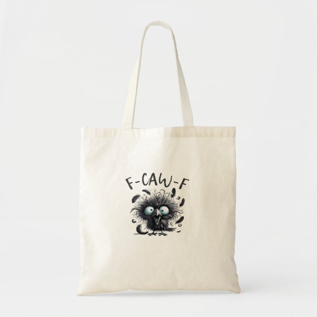Tote Bag F Caw F Retro Classic Style (Devant)