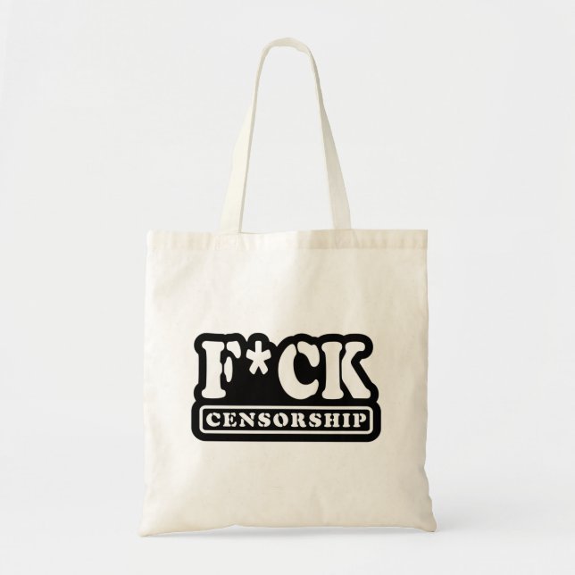 TOTE BAG F*CK CENSORSHIP (Devant)