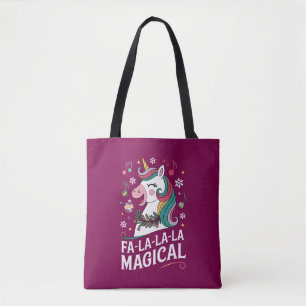 Tote Bag Fa-La-La-La-La Magique Noël