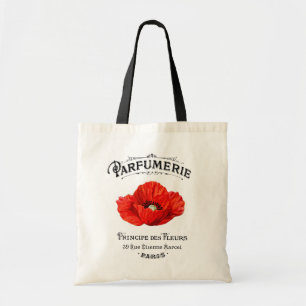 Tote Bag Fabricant Vintage de parfums Red Poppy Paris