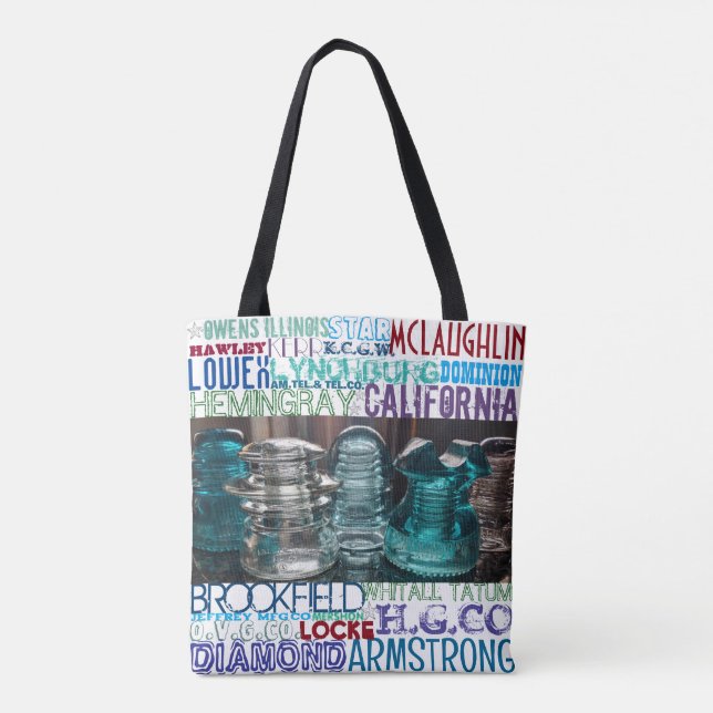 Tote Bag Fabricants d'isolateurs de verre Collecteurs Fourr (Dos)