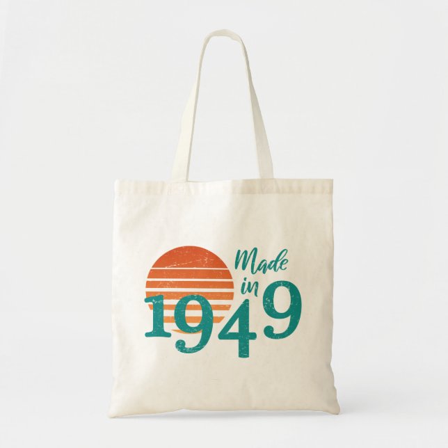 Tote Bag Fabriqué En 1949 Vintage (Devant)