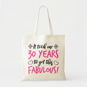 Tote Bag Fabuleux 30e anniversaire