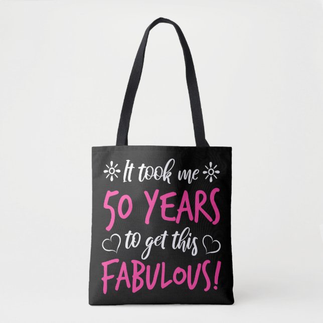 Tote Bag Fabuleux 50e anniversaire (Devant)