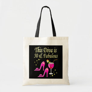 TOTE BAG FABULEUX DIVA DE 50 ANS