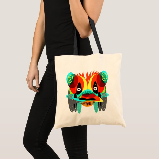 Tote Bag Face abstraite (Devant (produit))