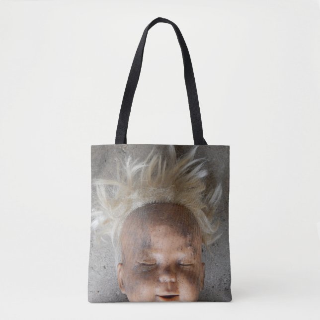 Tote Bag Face de poupée sale (Devant)