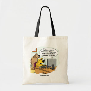 Tote Bag Facebook pour des chiens