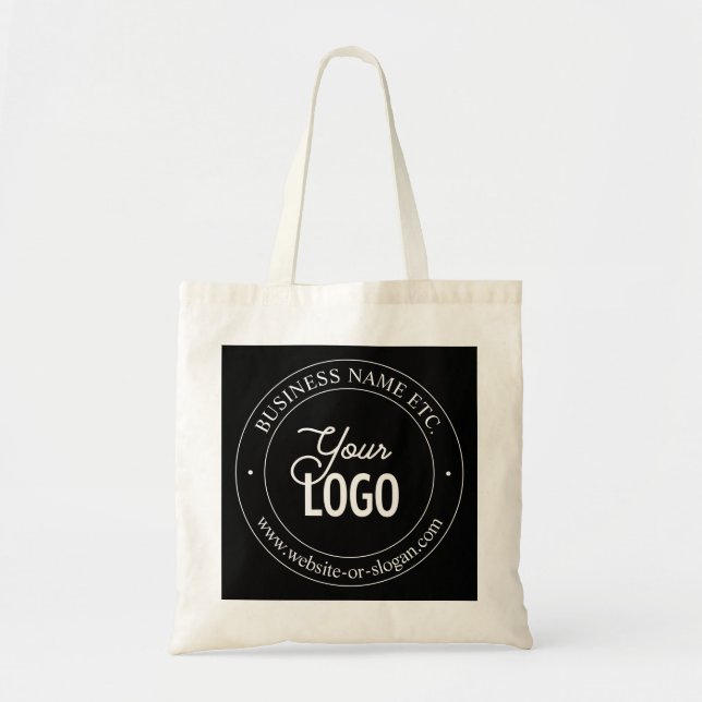 Tote Bag Facile de remplacement de logo et de texte personn (Devant)