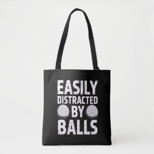 Tote Bag Facilement distrait par les balles Amateur de golf