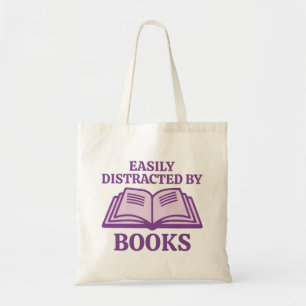 Tote Bag Facilement Distrait Par Les Livres