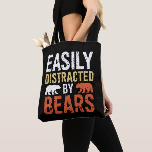 Tote Bag Facilement Distrait Par Les Ours Gay Ours Fierté L
