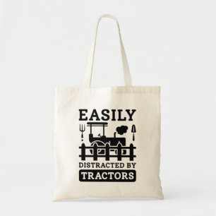 Tote Bag Facilement Distrait Par Les Tracteurs