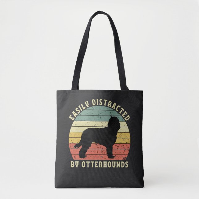 Tote Bag Facilement distrait par Otterhounds (Devant)