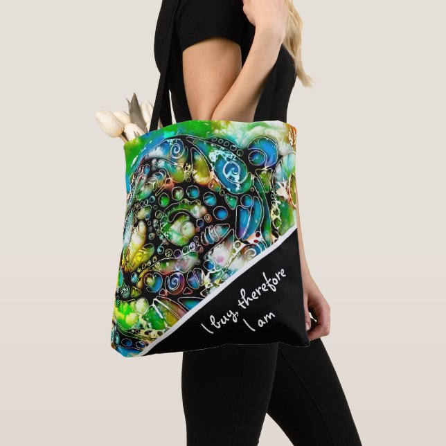 Tote Bag Façons De Vivre - Art Neurographique 7 (De près)