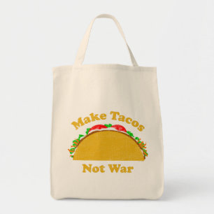 Tote Bag Faire des Tacos pas la guerre