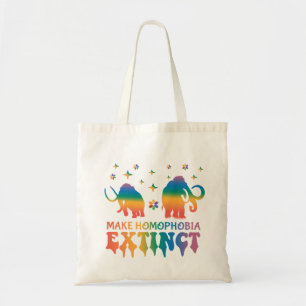 Tote Bag Faire disparaître l'homophobie - Rainbow Elephant 