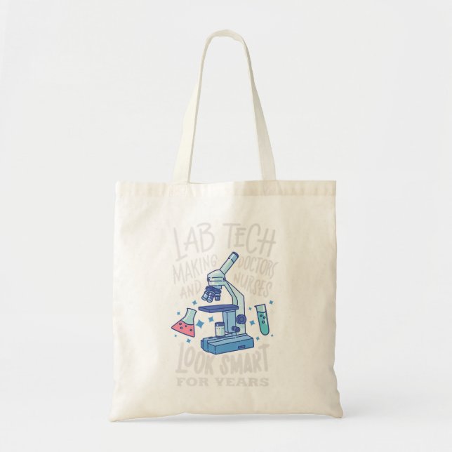 Tote Bag Faire Docteurs Et Infirmières Laboratoire Techniqu (Devant)