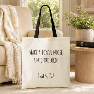 Tote Bag Faire un Bruit Joyeux Bénédictions