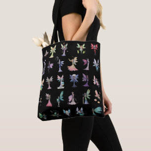 Tote Bag Faires fantaisie Amusants Imaginaire Fée coloré Ar