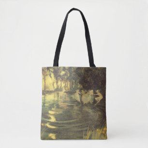 Tote Bag Fairies Whirl par Arthur Black, Vintage Fairy Danc