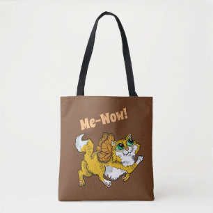 Tote Bag Fairy Cat Me-Wow !
