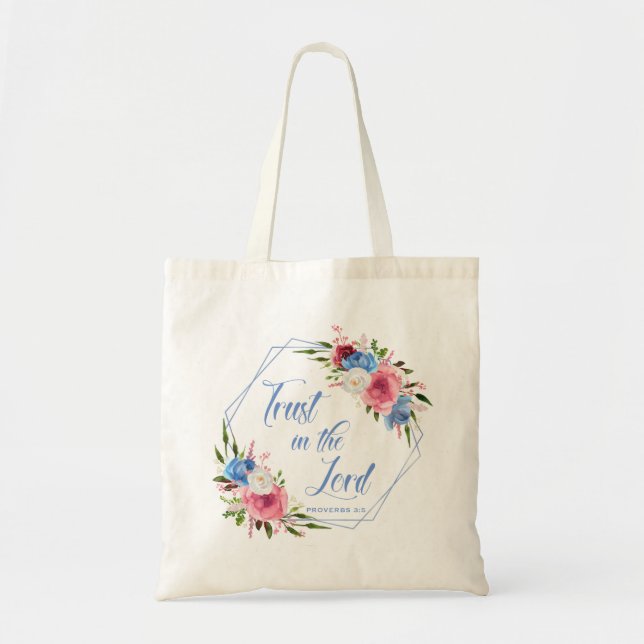 Tote Bag Fais Confiance au Seigneur (Devant)