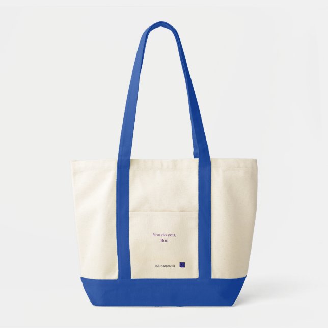 Tote Bag Fais-toi plaisir, Boo (Devant)