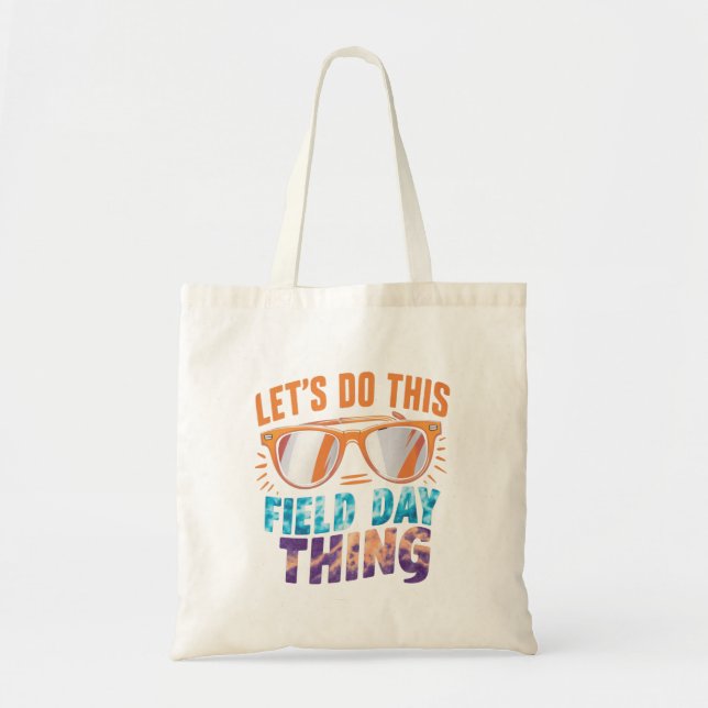 Tote Bag Faisons cette chose de journée sur le terrain Lune (Devant)