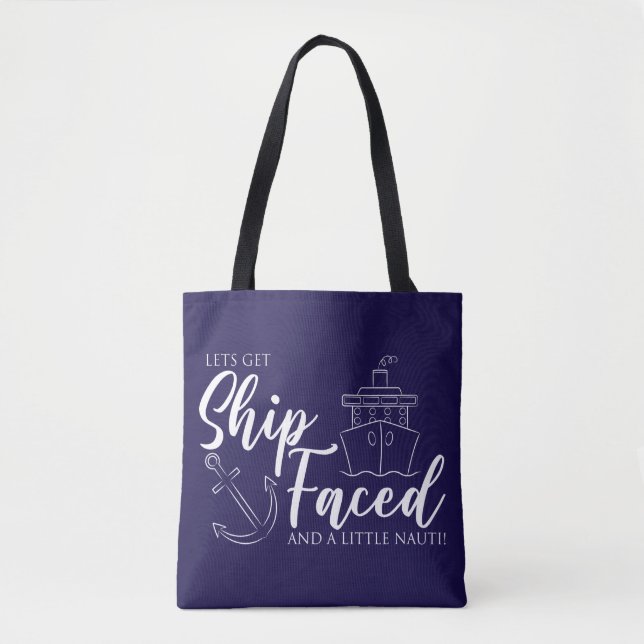 Tote Bag Faisons face au navire nautique (Devant)