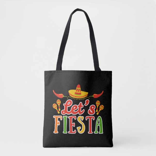 Tote Bag Faisons la fête Cinco de Mayo (Devant)