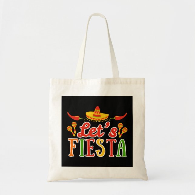 Tote Bag Faisons la fête Cinco de Mayo (Devant)