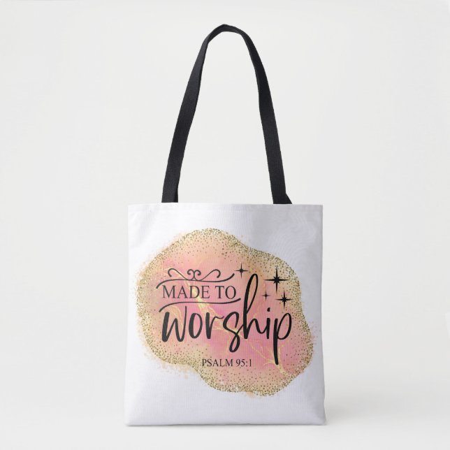 Tote Bag Fait Pour Le Culte (Devant)