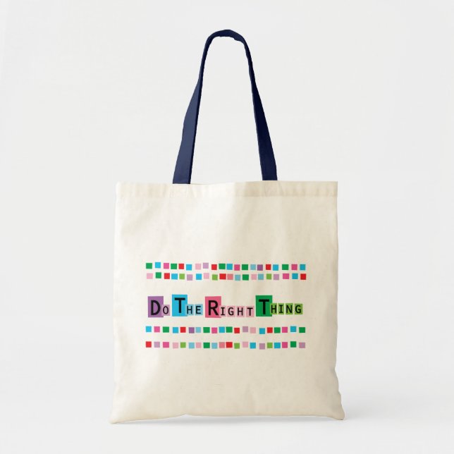 Tote Bag Faites Ce Qu'Il Faut (Devant)