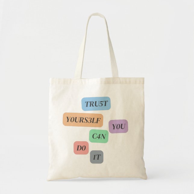 Tote Bag Faites confiance à vous (Devant)