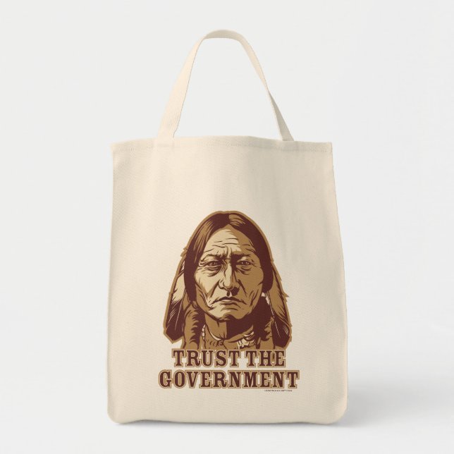 Tote Bag Faites confiance au gouvernement (Devant)