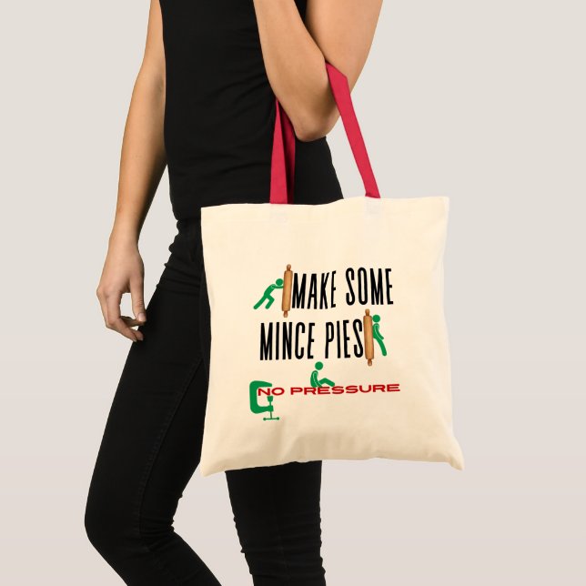 Tote Bag Faites des petites tartes - PAS de pression du tou (Devant (produit))