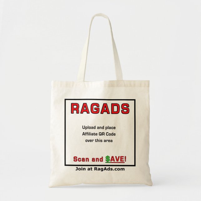 Tote Bag Faites la promotion des RAGADS et soyez PAYÉS ! Sa (Devant)