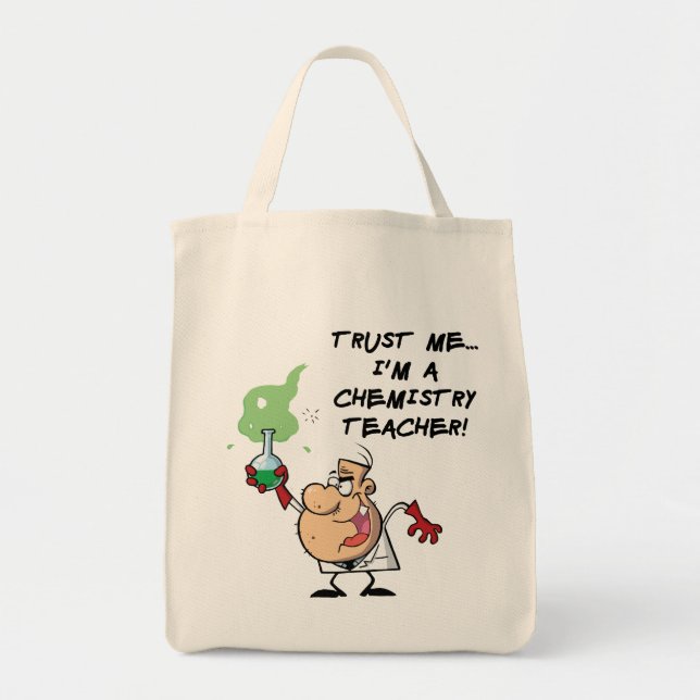Tote Bag Faites-moi confiance... Je suis professeur de chim (Devant)