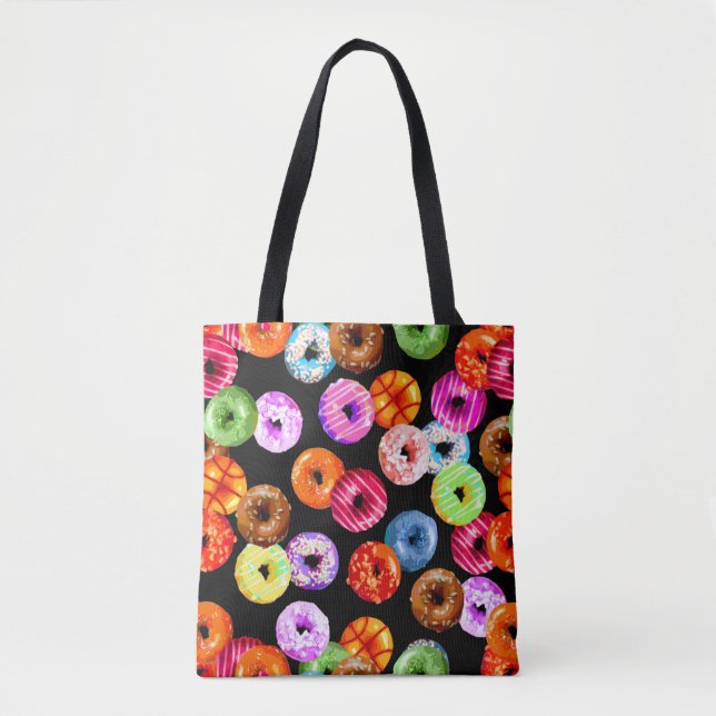 Tote Bag Faites passer le motif sans soudure + votre backgr (Devant)