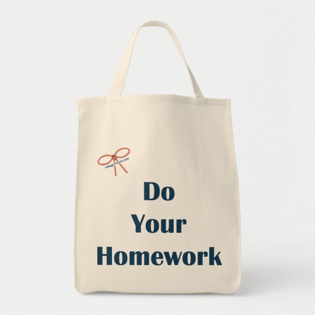 Tote Bag Faites vos rappels de travail (Devant)