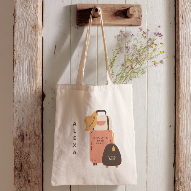 Tote Bag Faites vos valises, destination de la valise pour  (Créateur téléchargé)