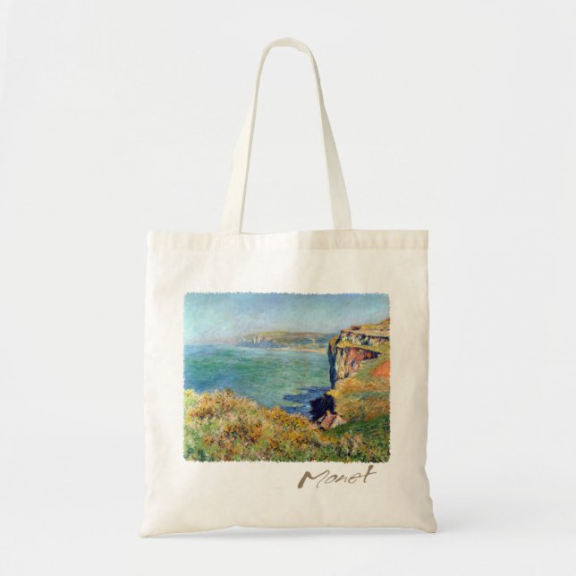 Tote Bag Falaise chez Grainval par Claude Monet (Devant)