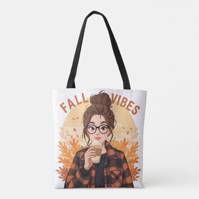 Tote Bag Fall Vibes Tote (Dos)